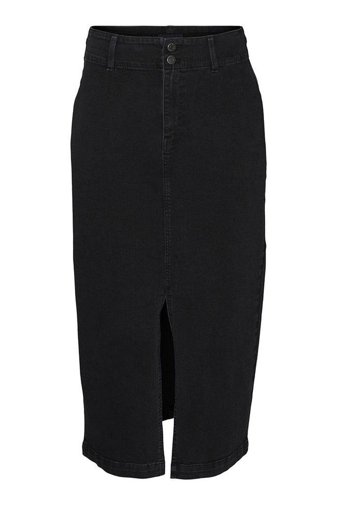 Vero Moda Peyton 7/8 Denim Skirt Black