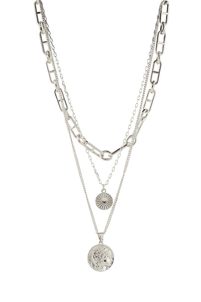 Pieces Nitta Combi Necklace silver OS