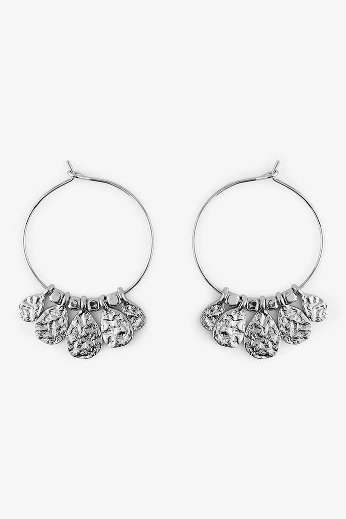Pieces Vimie Hoop Earrings silver OS