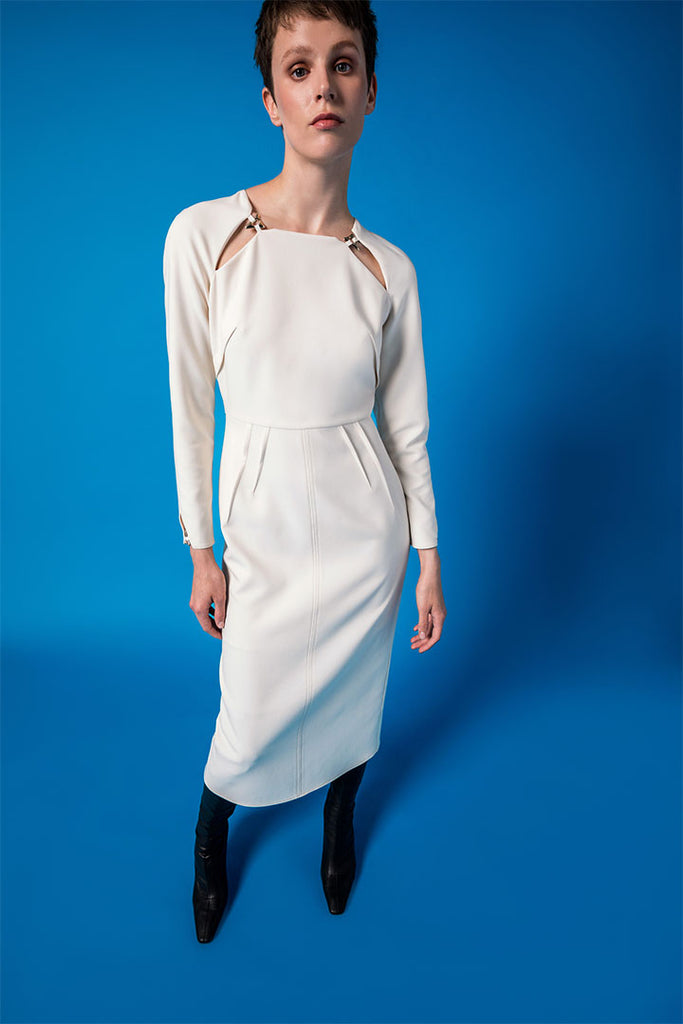 Kameya Eliza Dress Cream