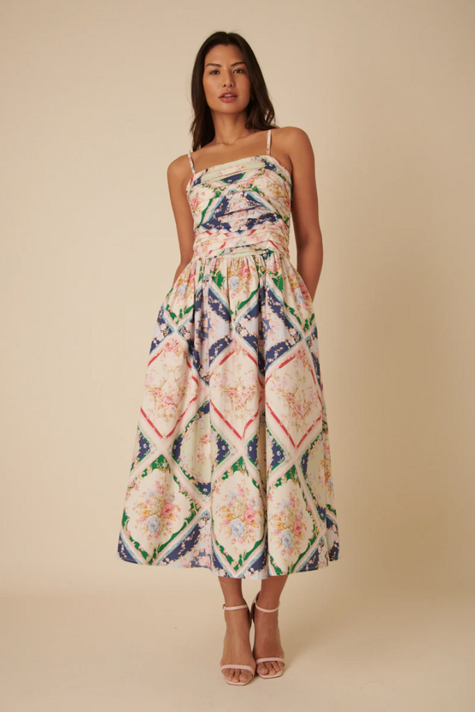 Nobodys Child Felicity Midi Print Dress