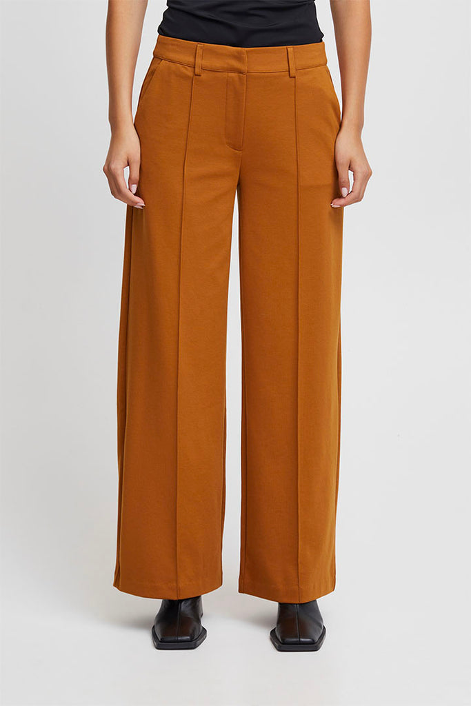 Ichi Kate Sus Office Wide Pants Orange