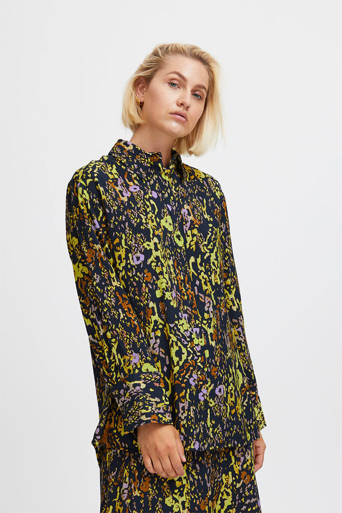 Ichi Azino Shirt Navy