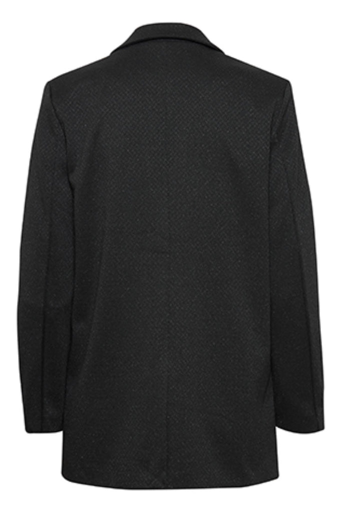 Ichi Kate Lurex Sparkles Oversized Blazer