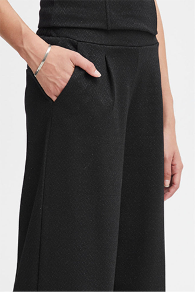 Ichi Kate Lurx Sparkles Wide Pants