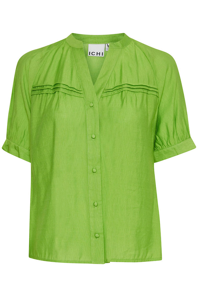 Ichi Quilla Shirt Green