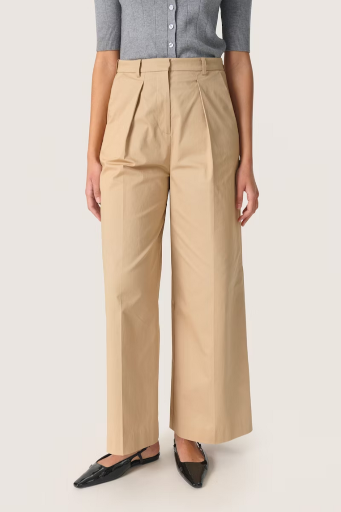 Soaked in Luxury Malo Pants Beige