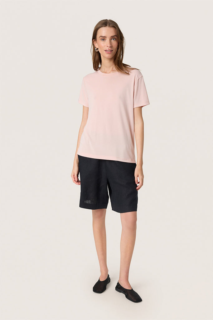 Soaked in Luxury Columbine Crew Neck T Shirt