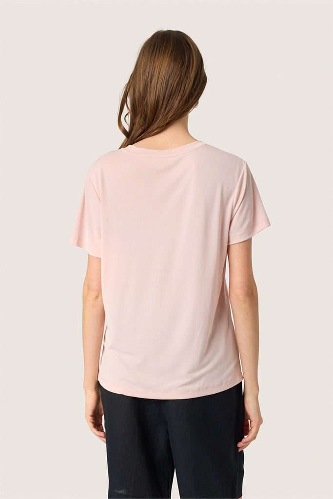 Soaked in Luxury Columbine Crew Neck T Shirt