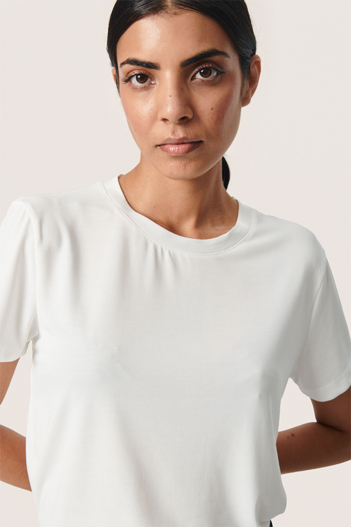 Soaked in Luxury Columbine Crew Neck T Shirt