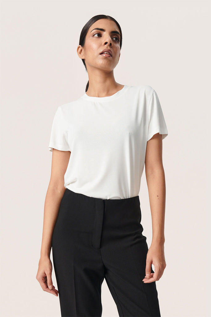 Soaked in Luxury Columbine Crew Neck T Shirt