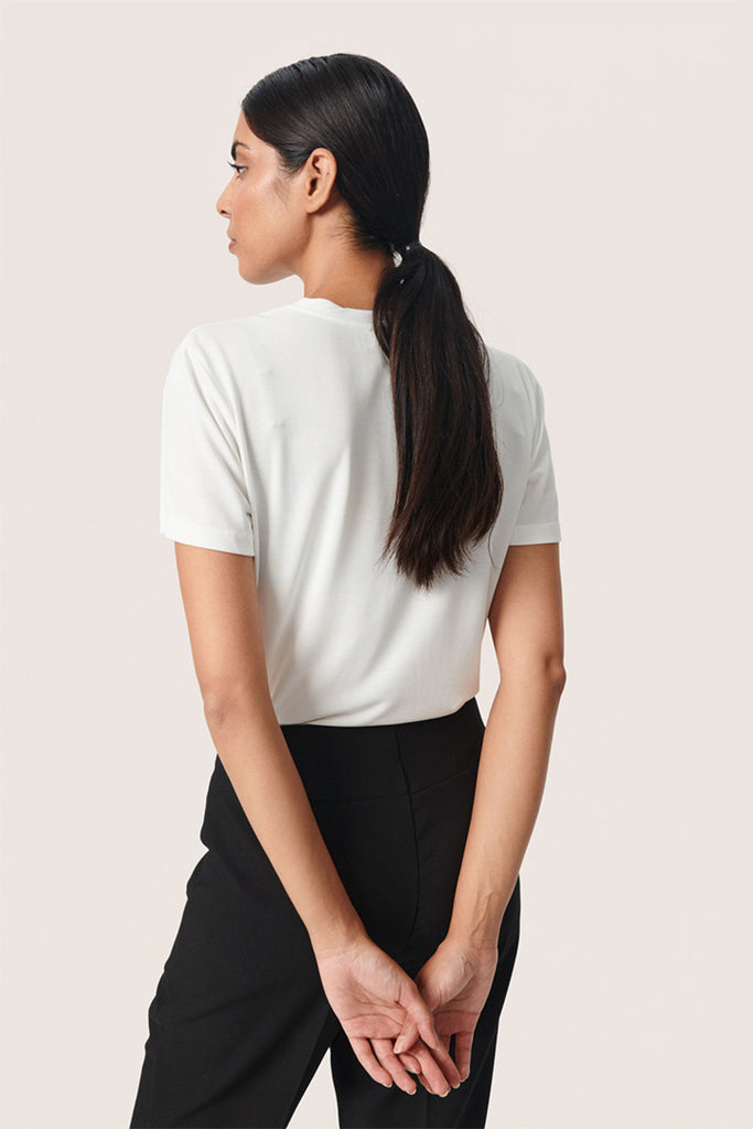 Soaked in Luxury Columbine Crew Neck T Shirt