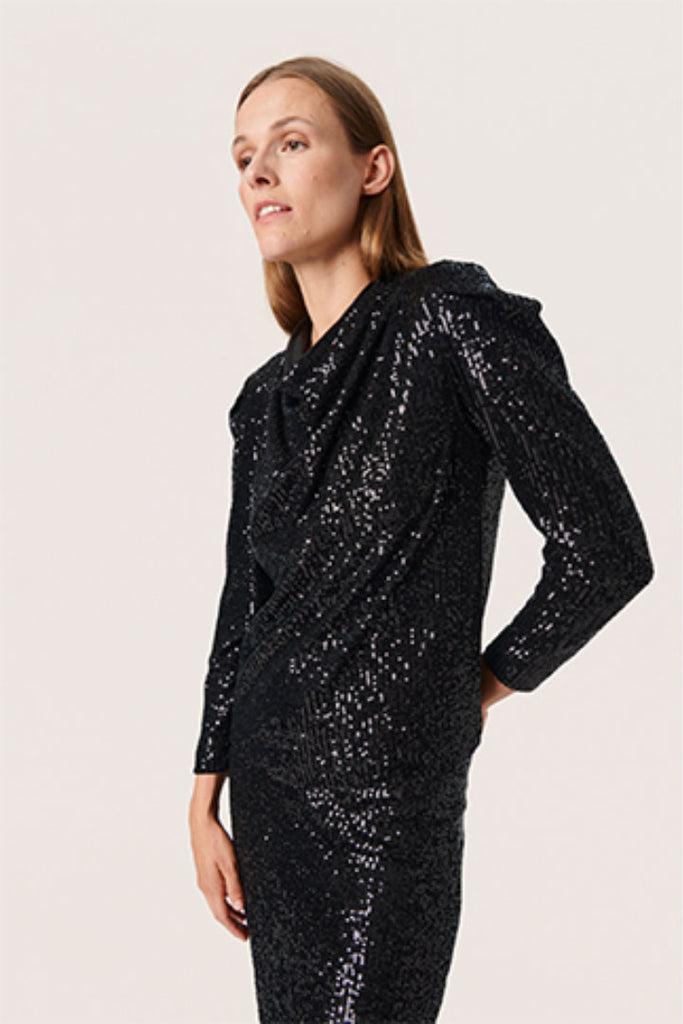 Soaked in Luxury Suse Blouse Black