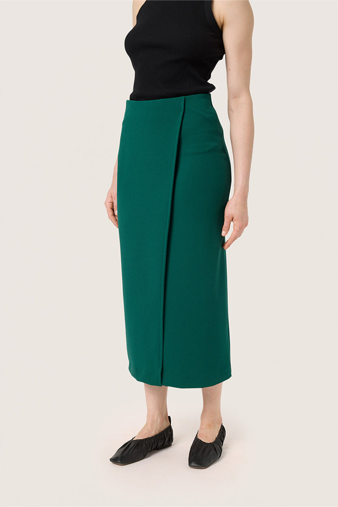 Soaked in Luxury Bea Skirt Green