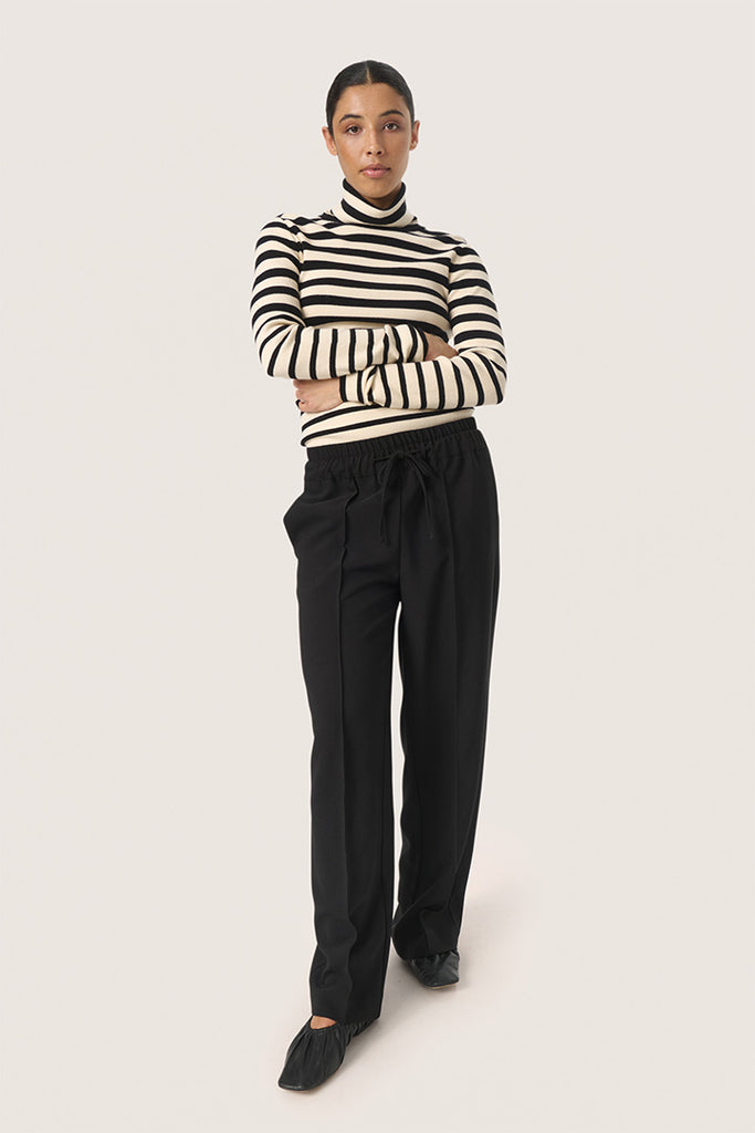 Soaked in Luxury Spina Striped Rollneck