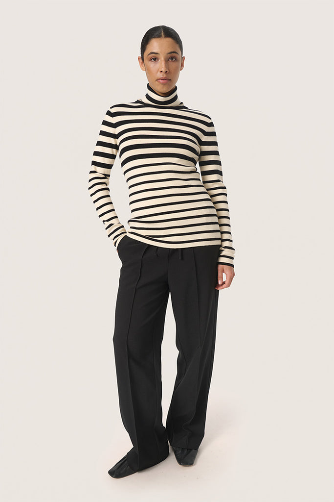 Soaked in Luxury Spina Striped Rollneck