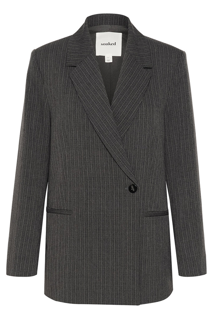 Soaked in Luxury Birka Blazer Grey