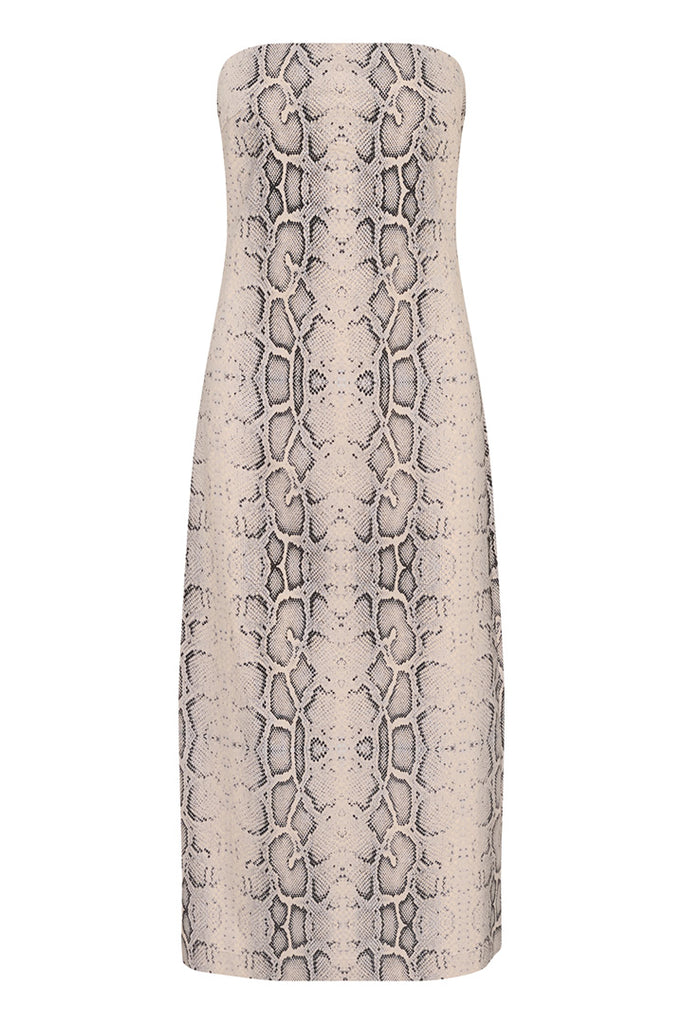 Soaked in Luxury Xala dress snake print