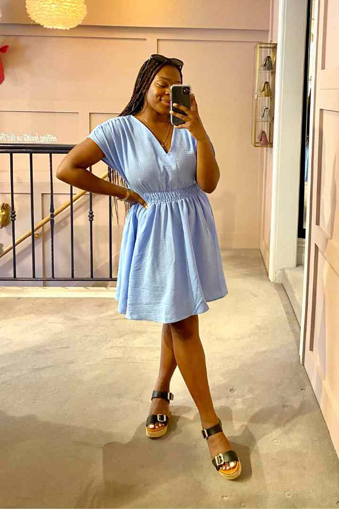 Vero Moda Kita Gathering Short Dress
