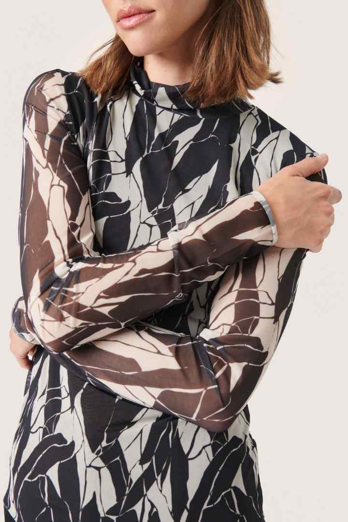 Soaked in Luxury Aldora Mockneck Top