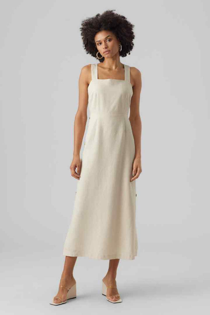 Vero Moda Ryle 7/8 Dress Cream
