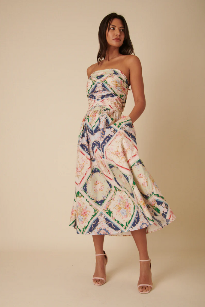 Nobodys Child Felicity Midi Print Dress