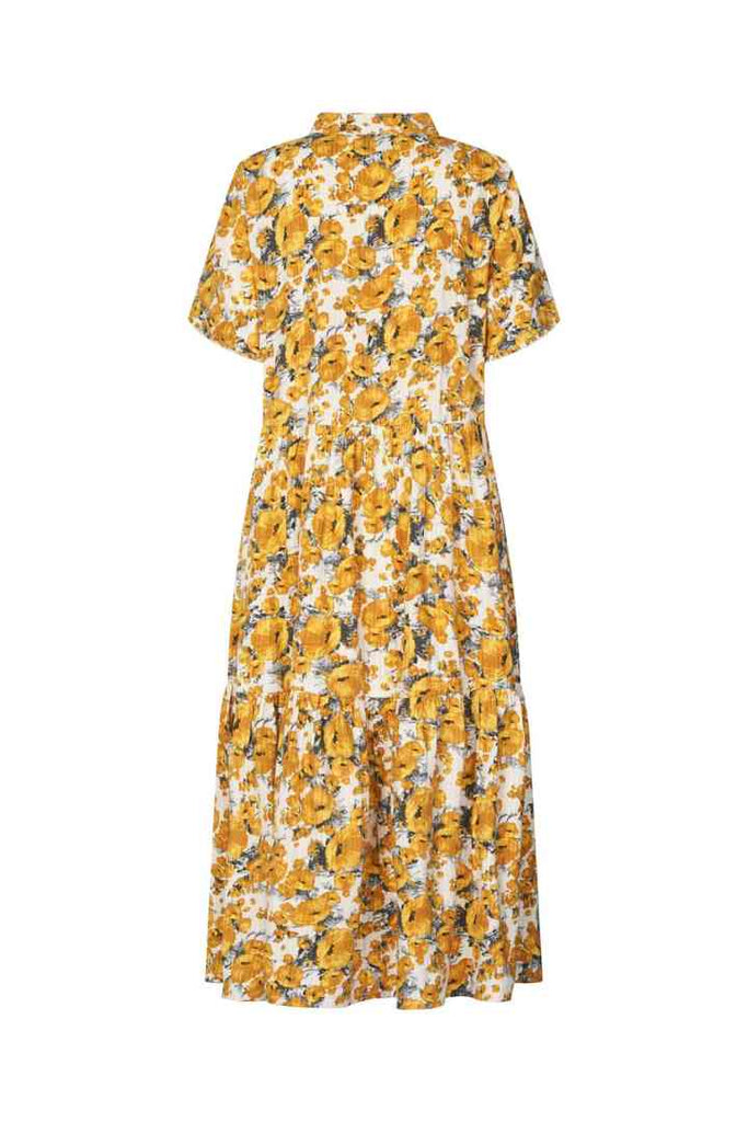 Lollys laundry Fie Mustard Print Dress