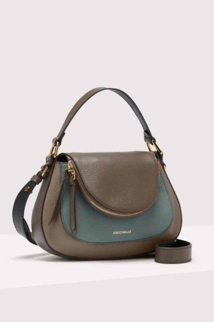 Coccinelle Grained Leather Handbag