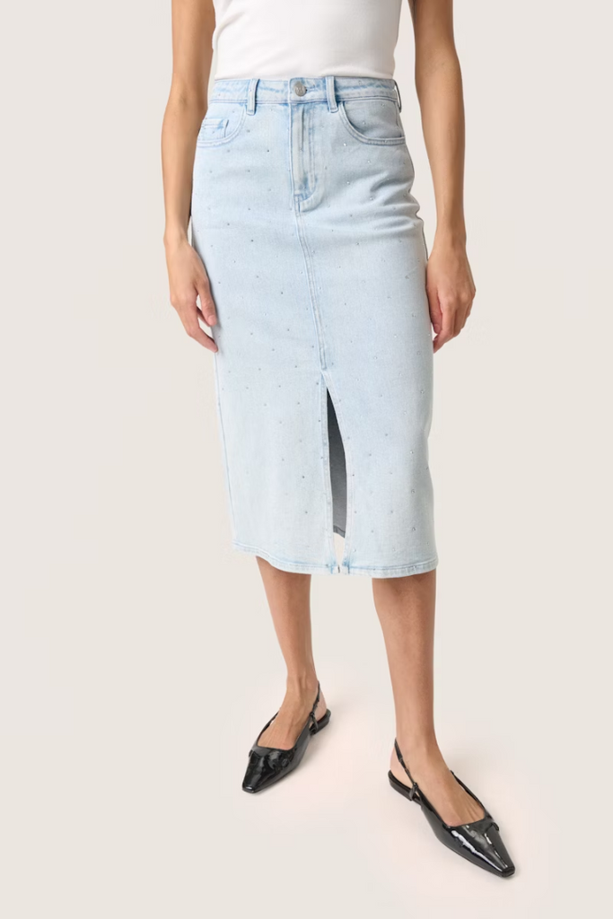 Soaked in Luxury Romy Denim Skirt