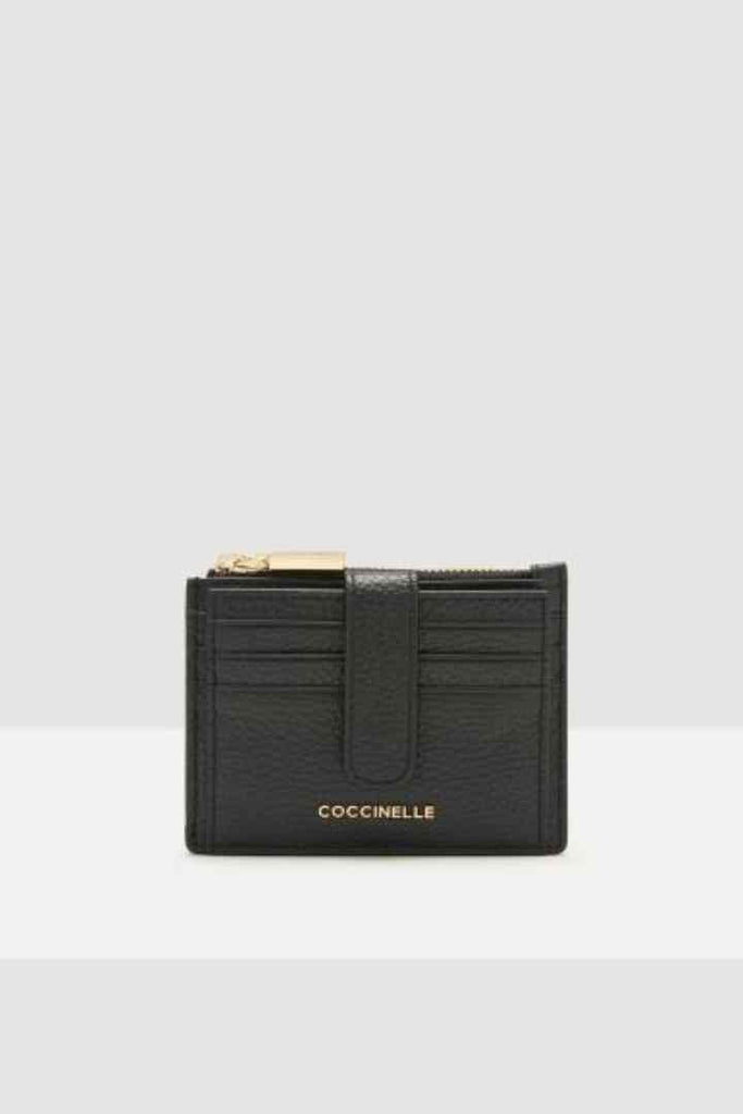 Coccinelle Grained Leather Card Holder