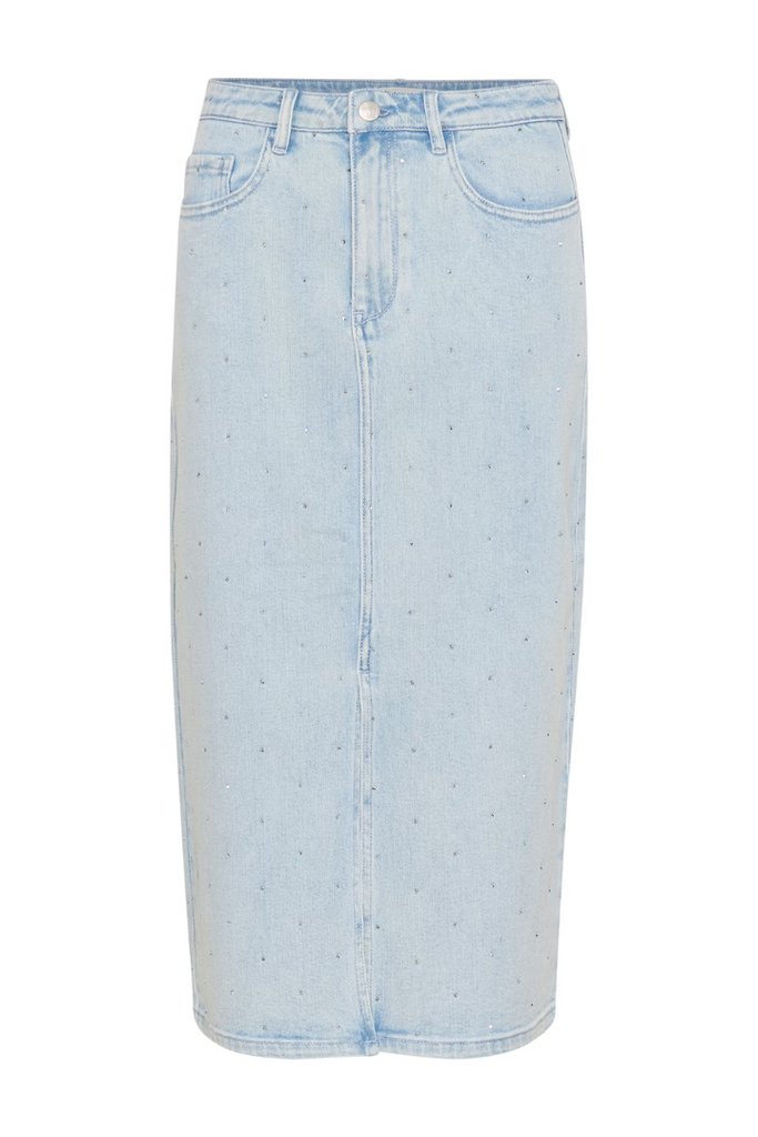 Soaked in Luxury Romy Denim Skirt Medium Blue