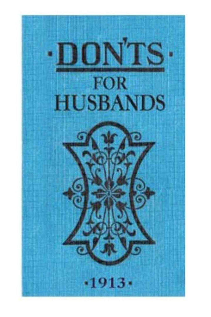 Bookspeed Don'ts For Husbands