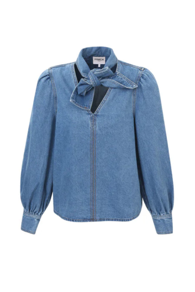 Frnch Abelone Denim Shirt Blue