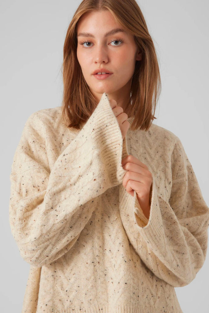 Vero Moda Gina Knit Jumper Cream