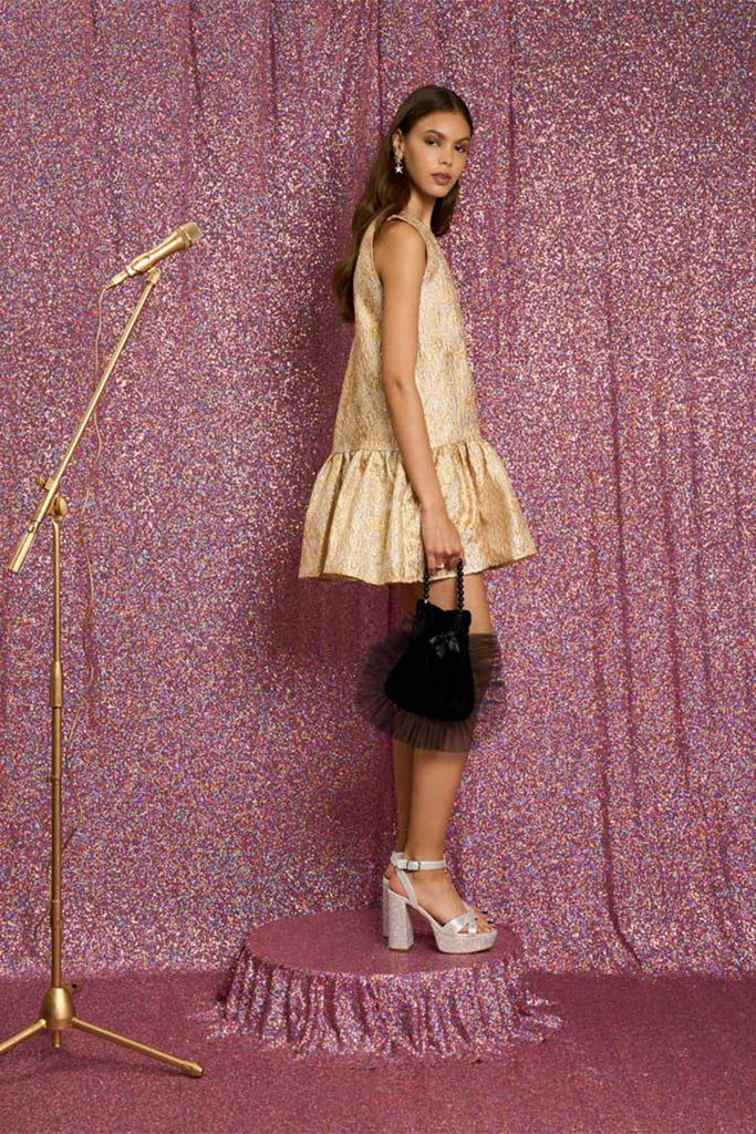 Sister Jane Cassandra Jacquard Mini Dress