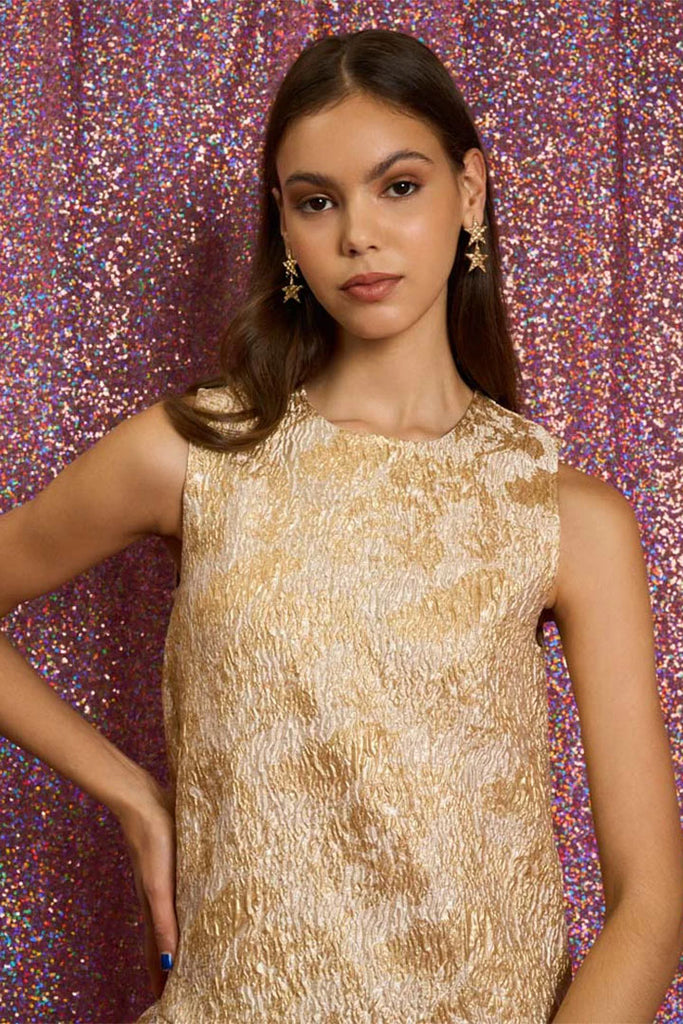 Sister Jane Cassandra Jacquard Mini Dress