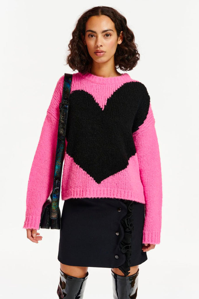 Essential Antwerp Egeria Jacquard Pullover Pink