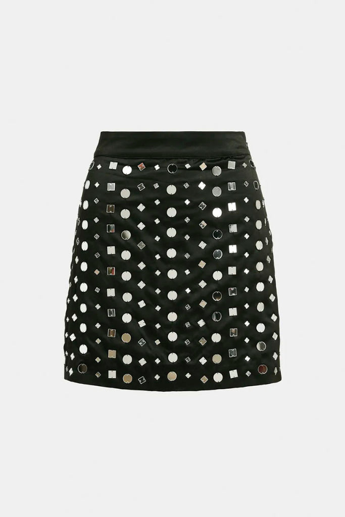 Essential Antwerp Eshiny Satin Mirror Skirt