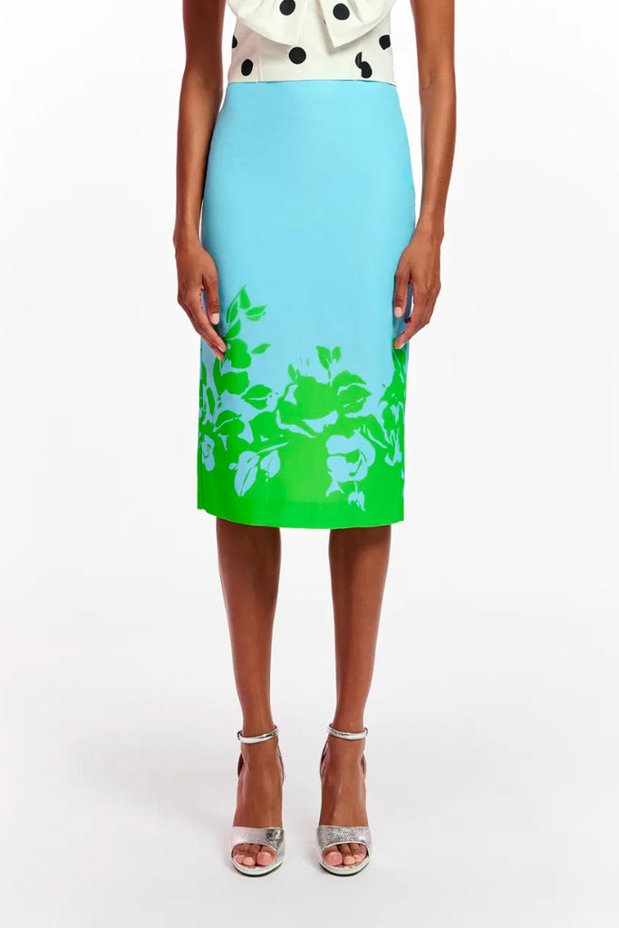 Essential Antwerp Fairydust Placed print Skirt Green