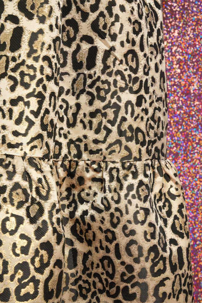 Sister Jane Fame Leopard Tiered Midi Dress