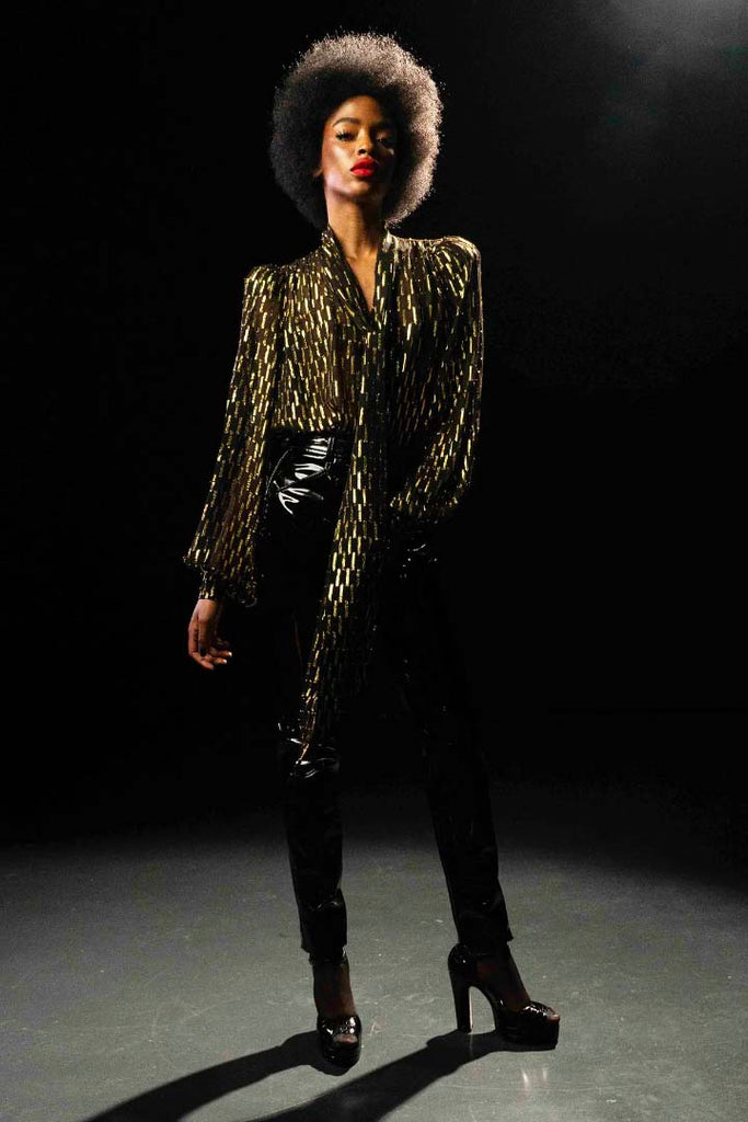 Queens of Archive Foxy Pussy Bow Blouse
