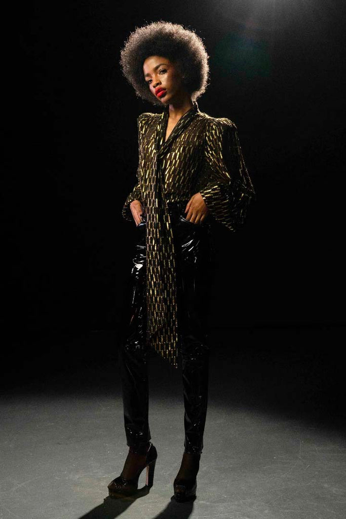 Queens of Archive Foxy Pussy Bow Blouse