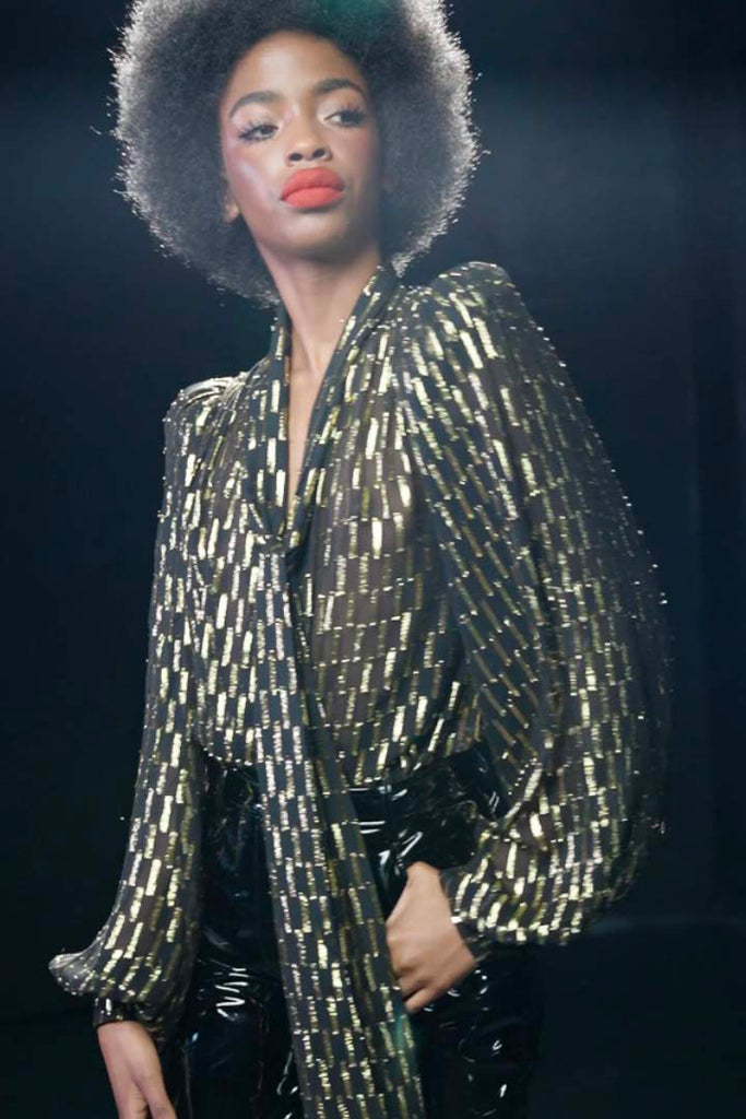 Queens of Archive Foxy Pussy Bow Blouse