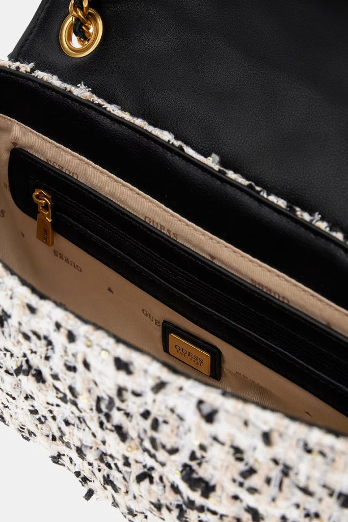 Guess Accessories Giully Tweed Crossbody