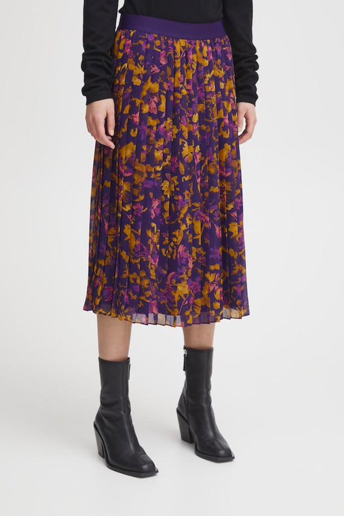 Ichi Illy Skirt Purple