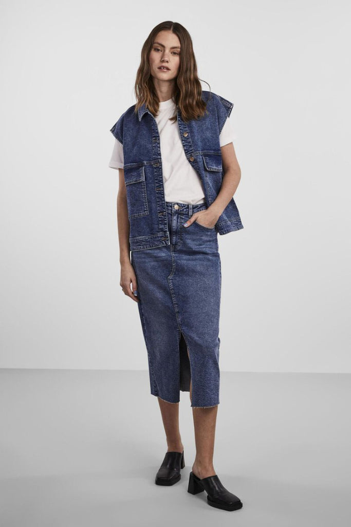 Pieces Jessie Denim Skirt