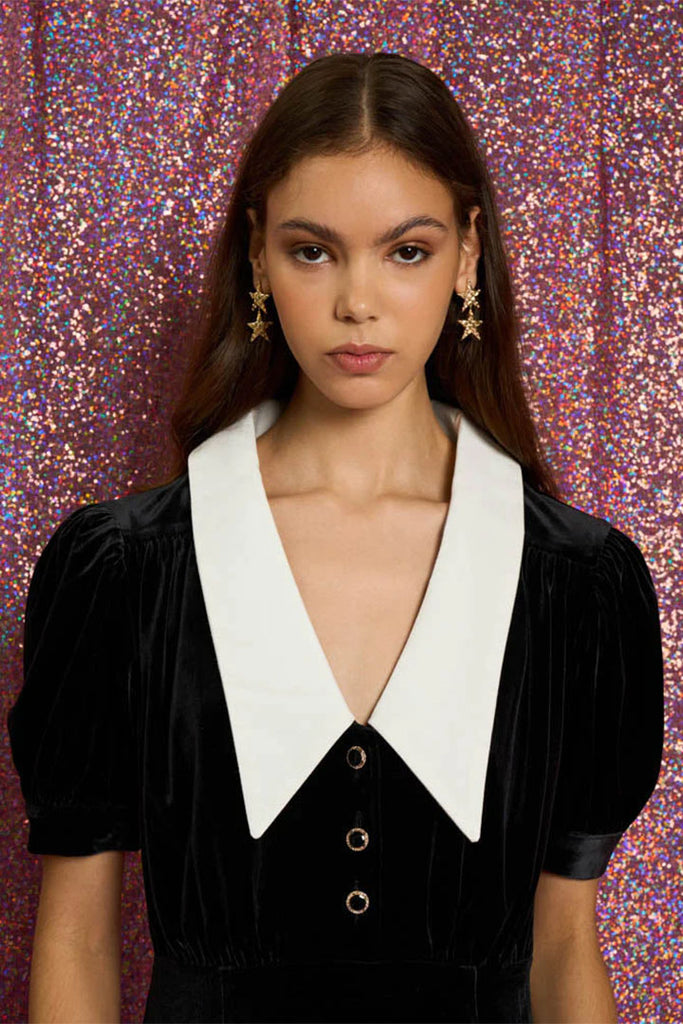 Sister Jane Jolene Velvet Mini Dress