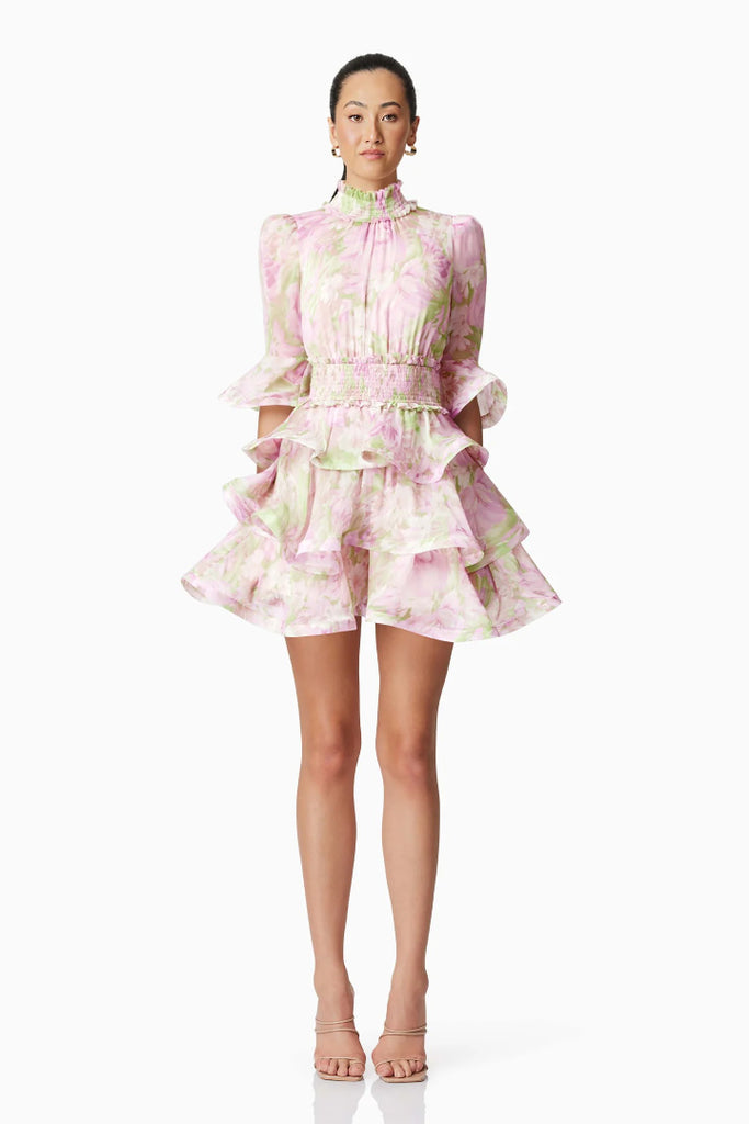 Elliatt Morgan Tiered Mini Dress