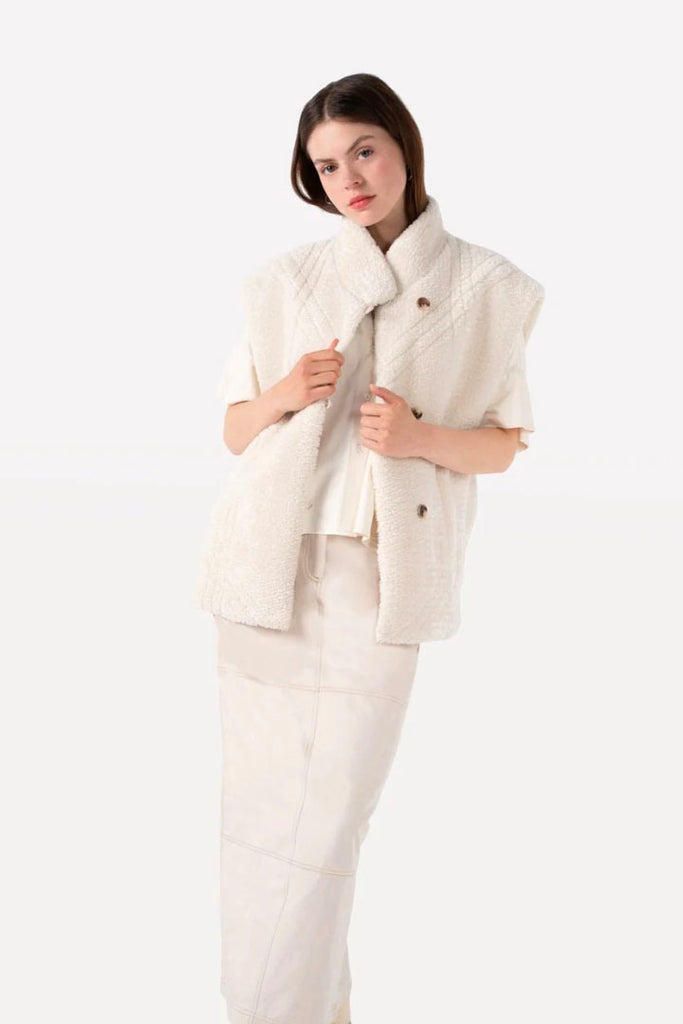 Another Label Unni Vest Cream XS/S