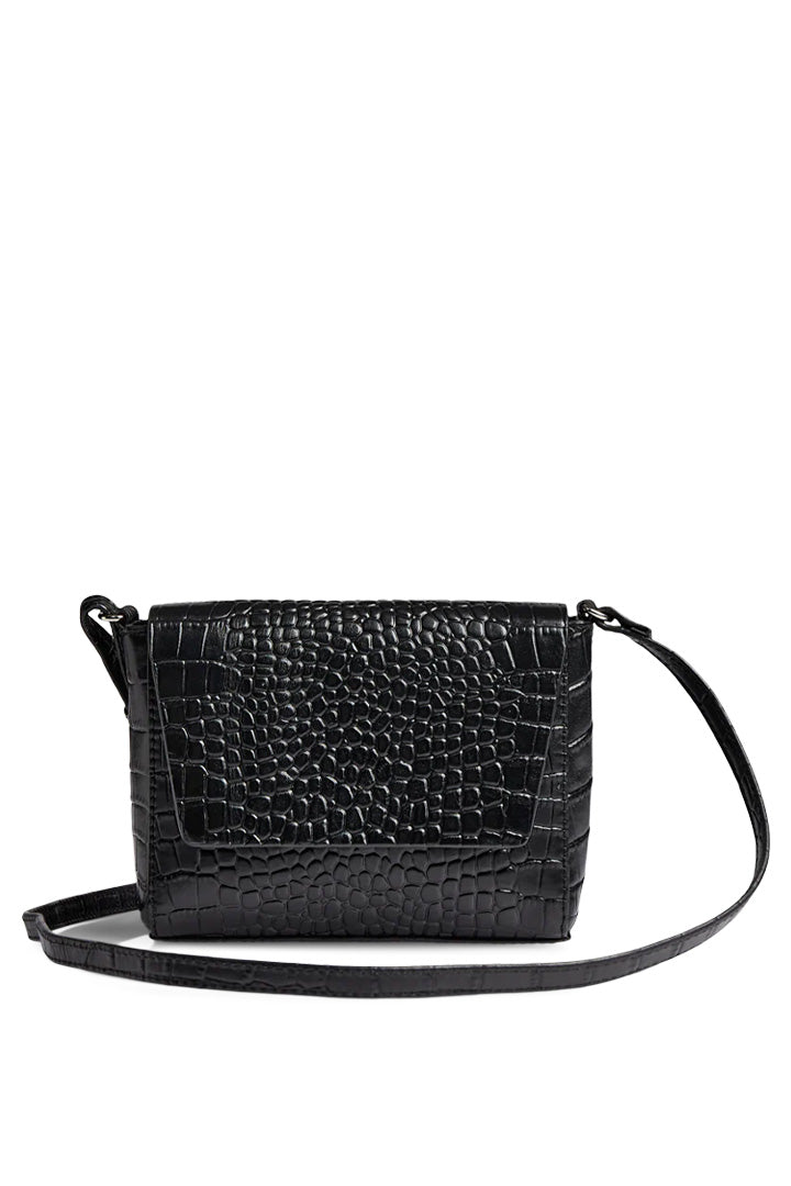 Croc leather crossbody bag 2025